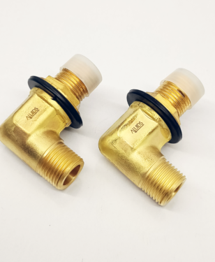Wall Faucet Mounting Kit with 1/2" NPT Male x Female Ells C8112 aluids