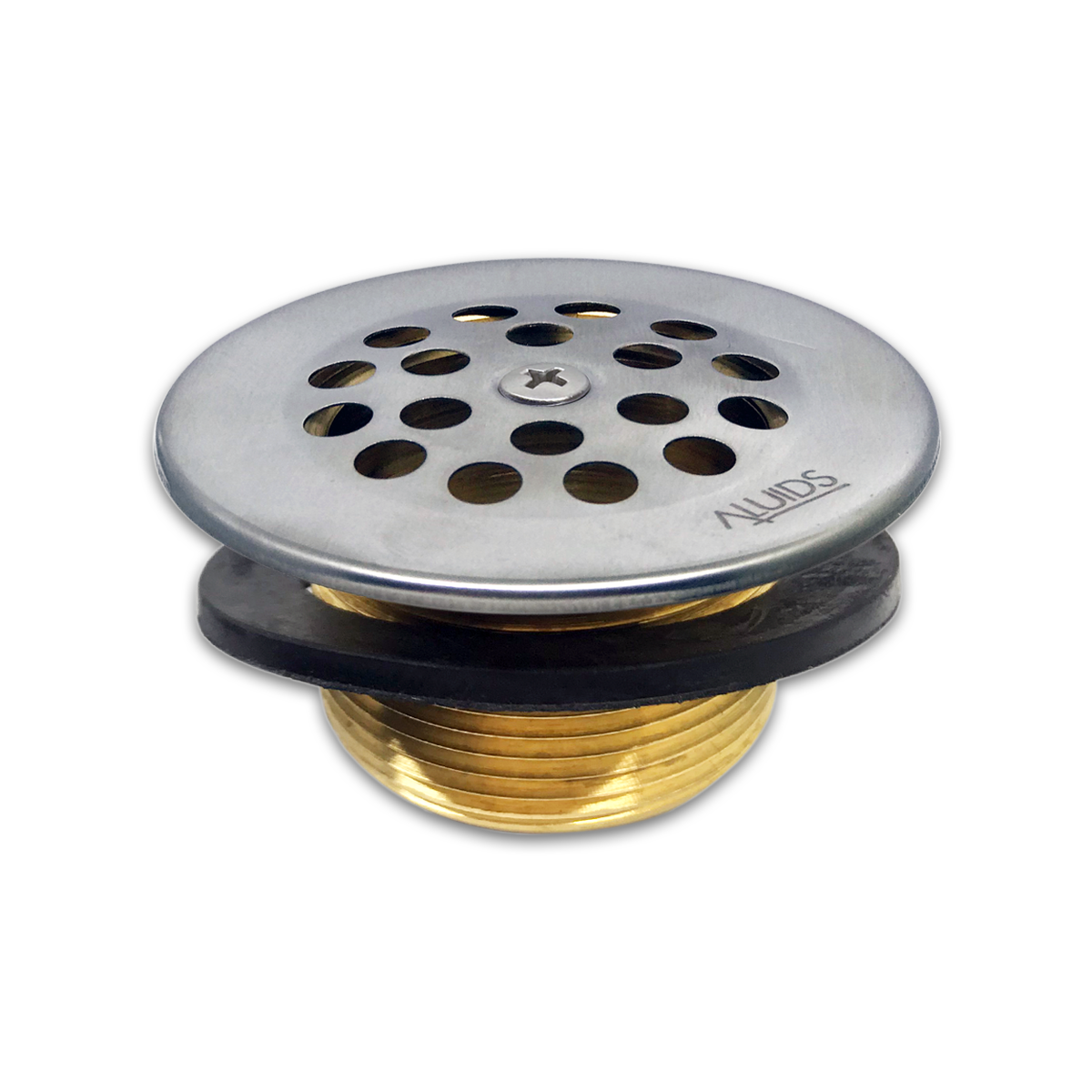Brass Tub Drain Body with Rubber Washer-C8054.50 - Aluids Usa