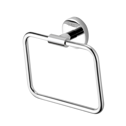 Towel Ring Square - Polished Chrome || Bathroom Accessories || Aluids