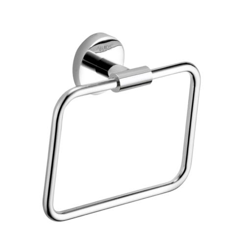 Towel Ring Square - Polished Chrome || Bathroom Accessories || Aluids