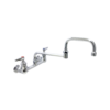 Double Pantry Wall Mount Swivel Base Faucet with 24" Swing Nozzle C8456 aluids