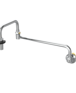 Wall Mount Pot Filler Faucet with 18" Jointed Spout