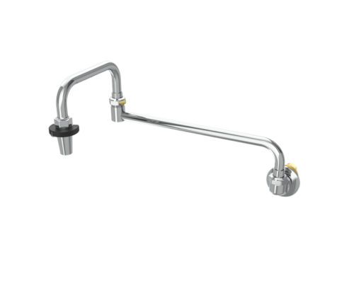 Wall Mount Pot Filler Faucet with 18" Jointed Spout